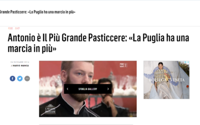 Antonio è Il Più Grande Pasticcere: «La Puglia ha una marcia in più»